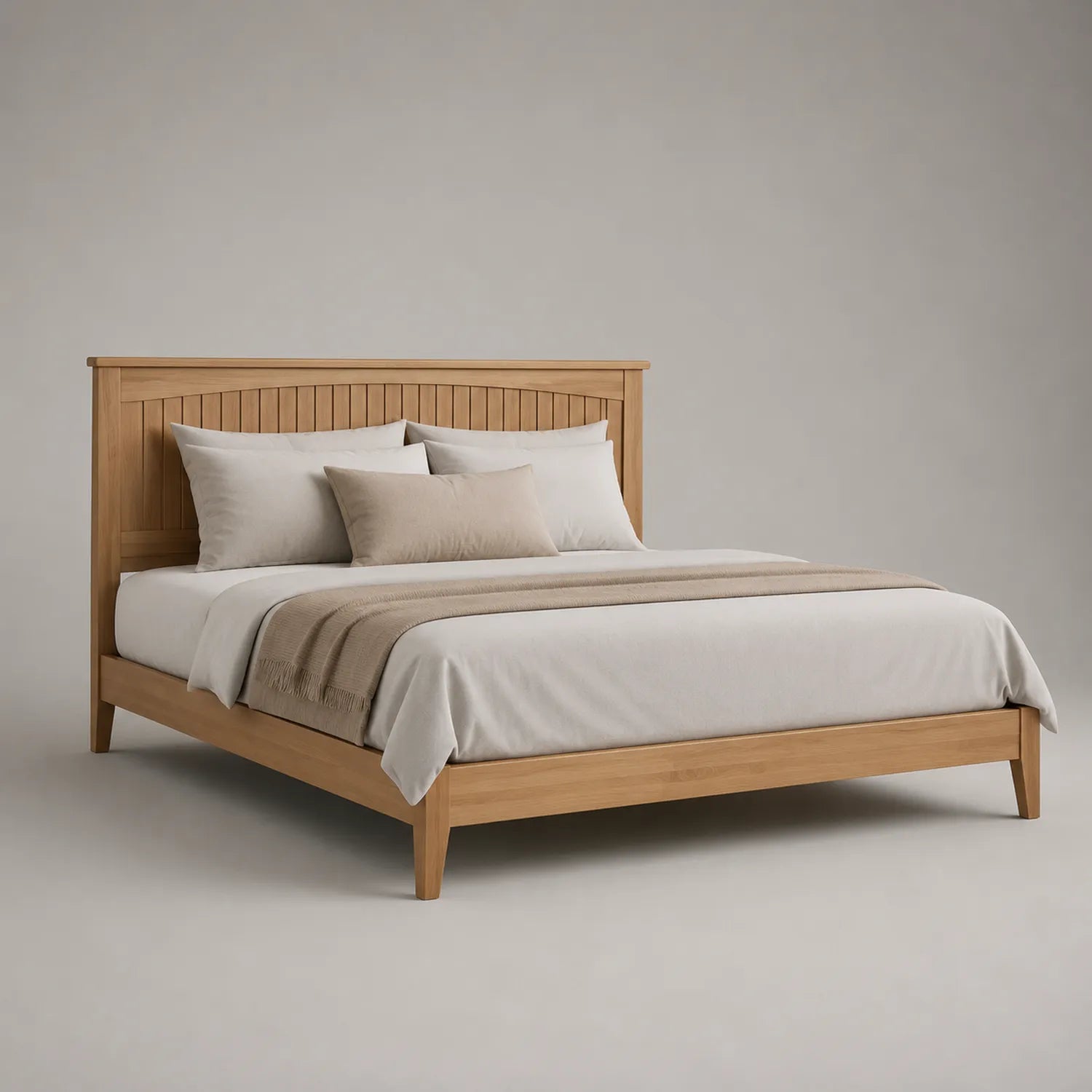 Doppelbett Eiche 200x220cm Natur