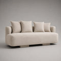 Sofa Stoff Beige 220cm