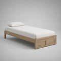 Einzelbett aus Holz mit Matratze 200x90cm