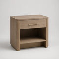Holz Nachttisch mit Schublade und Regal 60x40x50 cm