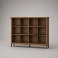 Holz Bücherregal mit 12 Fächern 120cm x 35cm x 150cm
