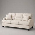 3-Sitzer Sofa Stoff Beige 210cm