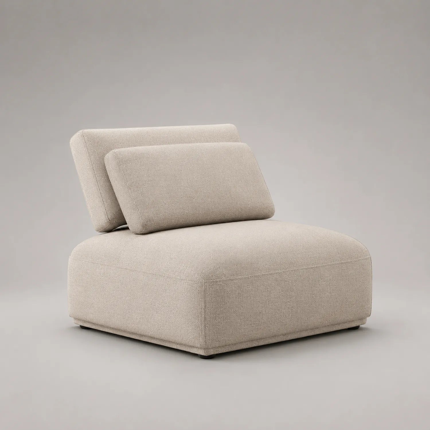 Modulares Textil-Lounge-Sofa Beige 100cm
