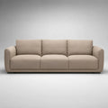 3-Sitzer Sofa Leder Beige 220cm