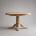 Runder Holz-Esstisch Eiche Natur 120cm