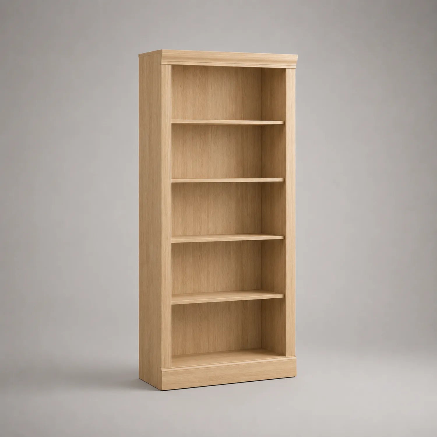 Holz Bücherregal Eiche 180x80x30cm