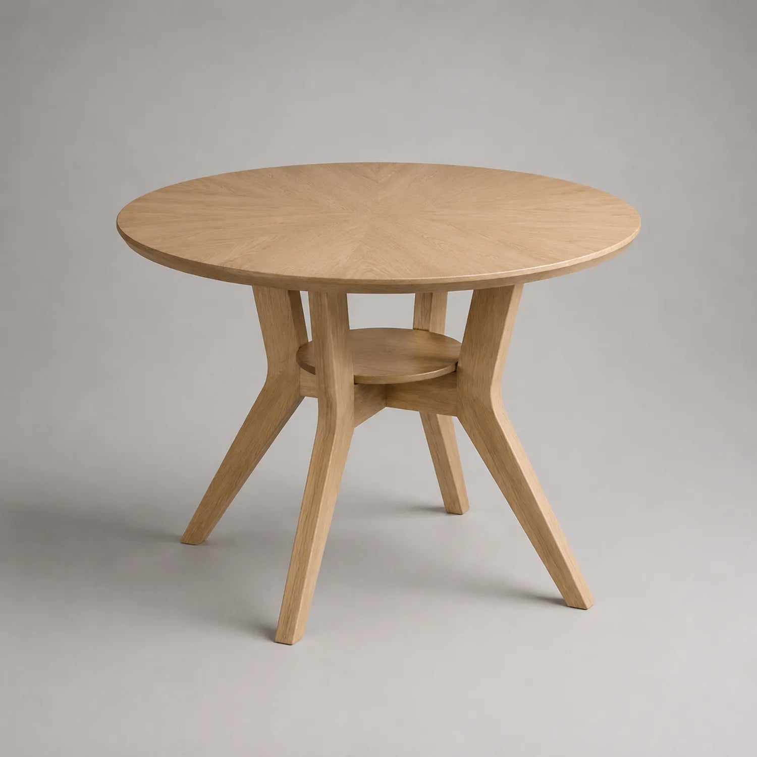 Runder Esstisch aus Holz, Durchmesser 120 cm, Höhe 75 cm
