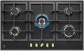 Electrolux KGS 9536 Gaskochfeld, 90 cm, Gusseisen, Gaskocher, Schwarz