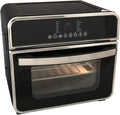 3in1 Fritteuse, Ofen, 15 L, 1600 W, Schwarz, Deski HOT KITCHEN DESIGN Ofen Heißluft Fritteuse 15 Liter schwarz 1600 Watt Multifunktion