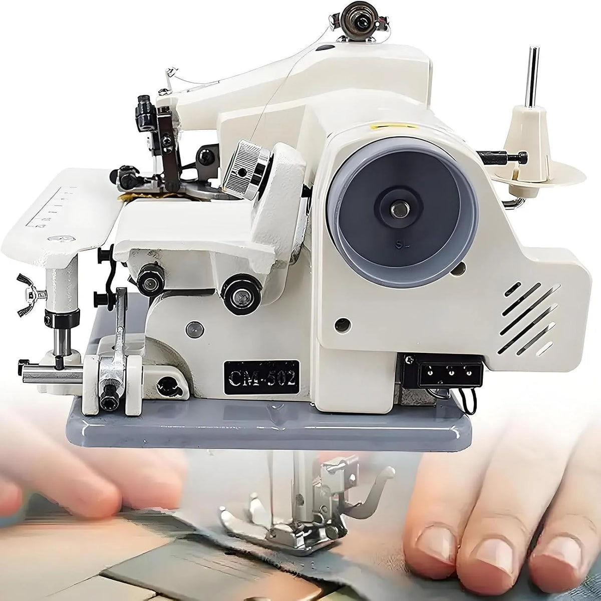 Tisch-Blindstich-Saummaschine, Blindstich-Nähmaschine, Arbeitstisch, elektrische Nähmaschine, tragbar