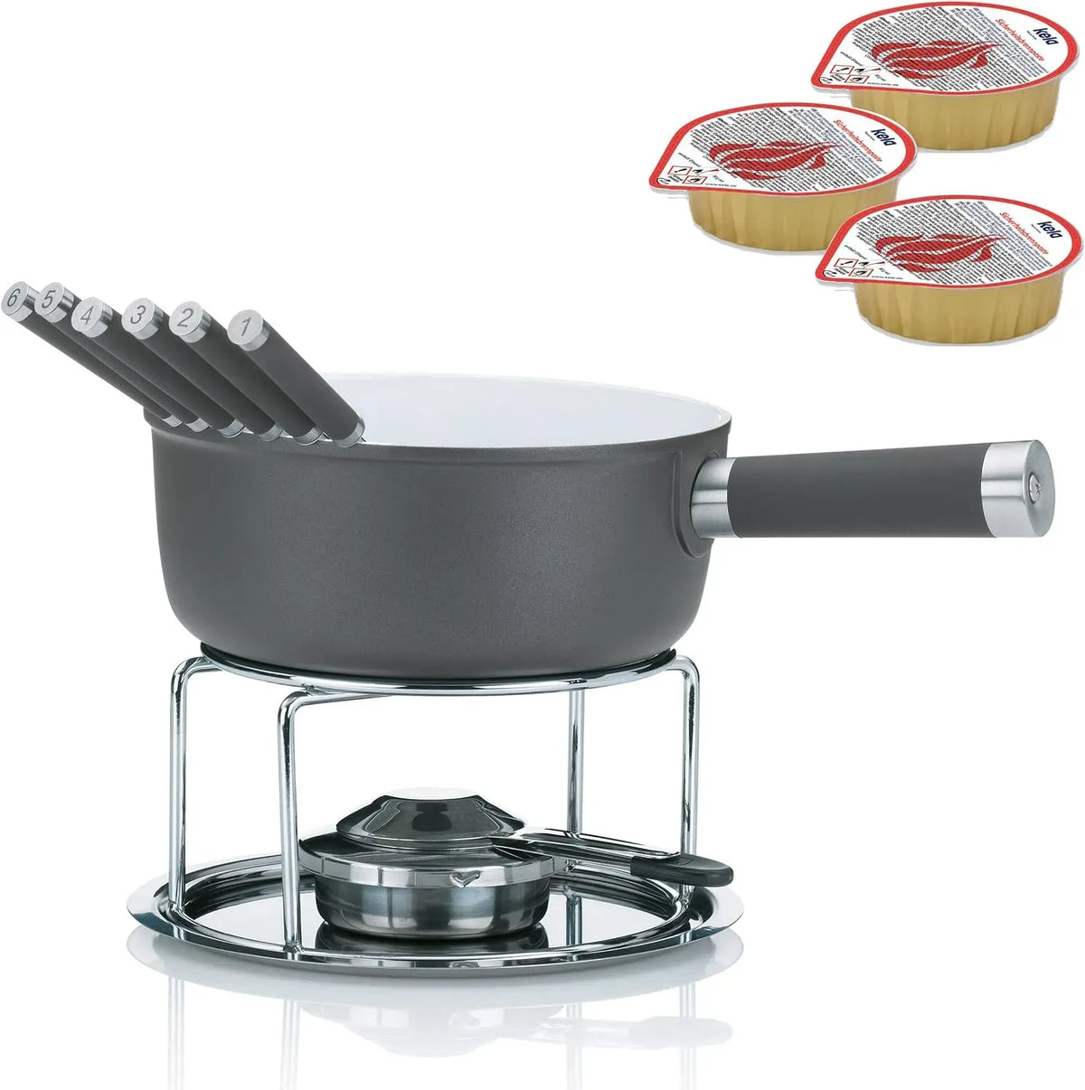 10-teilig Topf, 21cm, 2 L, Ø 21 cm, 80 g, Edelstahl, kela