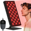 60LEDs 850nm Infrarotlampe, Therapiegerät, Wärmelampe, 50 W, 660nm, Boost, Timer, Wärmefunktion, für Gesicht, Rotlichtlampe