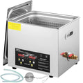 VEVOR Ultraschallreiniger, Heizung, Ultraschallreinigungsgerät, 10 L, 400 W, 240 W, Timer, gewerblich, Wärmefunktion, VEVOR 10