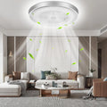 Ventilator, 50cm, Wohnzimmergestaltung, leise, LED Deckenleuchte Deckenlampe Dimmbar, 3 Lichtfarben