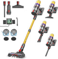 Staubsauger V16 80Min, 600 W, elektrisches Staubsauggerät, V16 Akku Staubsauger Kabellos 55000Pa 600W 80Min Laufzeit