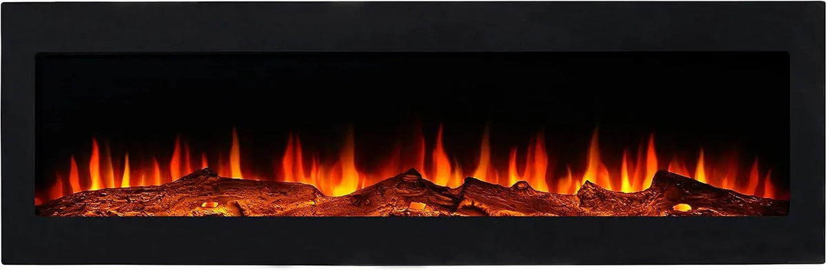 AY 6197 Elektrokamin, Kaminofen, Dekokamin, elektrischer Kamin, 1800 W, LED-Beleuchtung