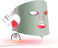 tragbare Rotlichtmaske mit NIR-LEDs, Nanoleaf LED-Lichttherapie-Gesichtsmaske, 7 gezielte Lichtmodi, 5-10 Minuten Schnellbehandlung, hautfreundliches