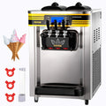 VEVOR Profi-Eismaschine, Softeismaschine, Speiseeismaschine, 30 L/h, LCD-Display, gewerblich, Gastronomie, Edelstahl, für Gastronomie & Gewerbe