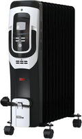 OR 2500 LCD-Display, Kipp- & Überhitzungsschutz, Güde Ölradiator -11 DT, 2500 W, Handgriff & 4 Rollen, stufenlos regulierbarer Thermostat