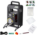 Heißpresse, 10,4 x 12 cm, tragbar, LCD-Display, 2 Temperaturzonen, Wärmefunktion