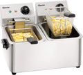 A162412E Doppel-Fritteuse, 8 L, 4000 W, Bartscher
