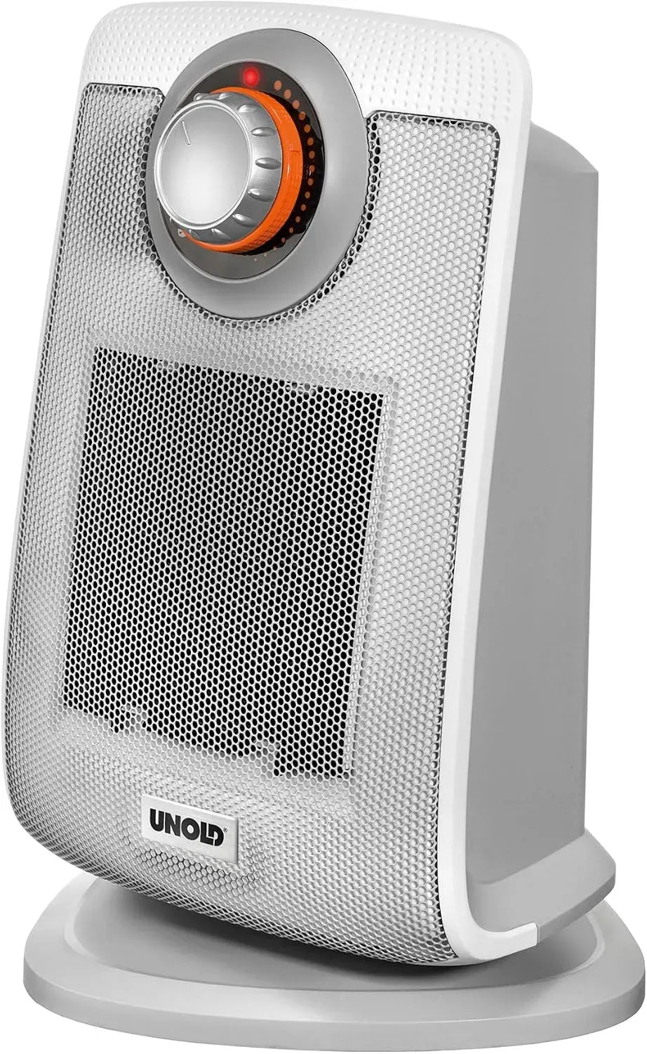 Ventilator, 2000 W, Thermostat, leise, Weiß, Unold 86440 Keramik Heizlüfter, IP21 Tropfwassergeschützt, 4 Stufiges Thermostat, 75° oszillierend