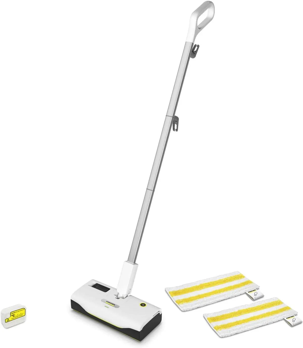 Kärcher SC 1 Dampfreiniger, 0,2 L, 1300 W, Einsatz auf Böden, in Küche, Auto und an Fenstern, Weiß, Aufheizzeit: 30 s, Heizleistung: 300 W, 30 m²
