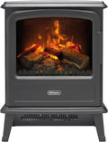 Elektrokamin, Heizung, elektrischer Kamin, 1000 W, 2000 W, 3D-Optik, Dampf, Wärmefunktion