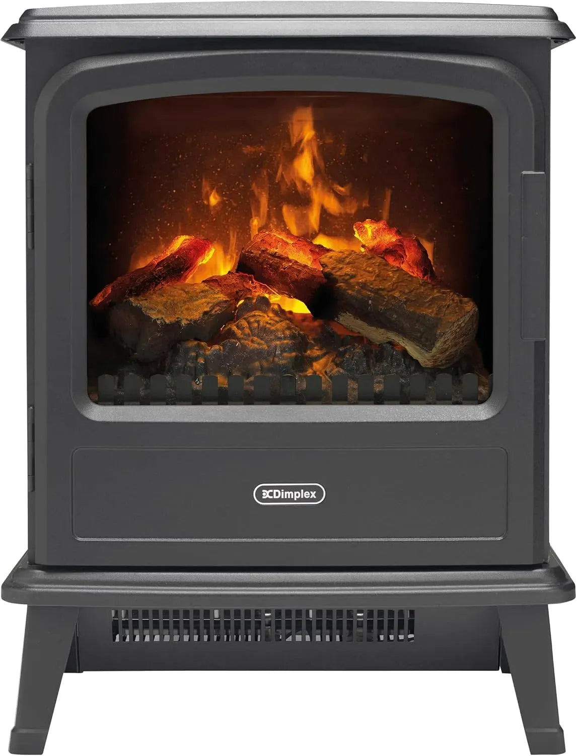 Elektrokamin, Heizung, elektrischer Kamin, 1000 W, 2000 W, 3D-Optik, Dampf, Wärmefunktion