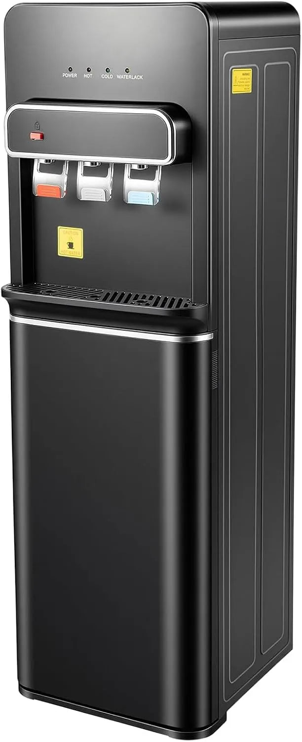 Wasserspender, Heizung, 550 W, 75 W, Wärmefunktion, Schwarz, Kunststoff