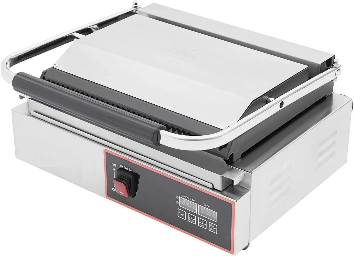 Kontaktgrill, Panini-Grill, Kontaktgrill und Paninigrill, 2200 W, Restaurant, Wärmefunktion, für Hotel Restaurant Café