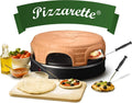 Elektrischer Pizzaofen PO-115848.1, 11cm, echter Familien-Spaß für 6 Personen, für 11cm Mini-Pizza, PIZZARETTE das Original, neues PRE-BAKE Design