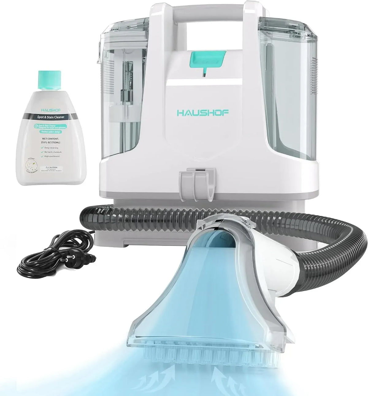 Teppichreiniger, Polsterreiniger, Waschsauger, Teppich- und Polsterreinigungsgerät, 400 W, HAUSHOF