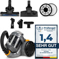 Staubsauger, elektrisches Staubsauggerät, Zeegma Zonder Base Jet Staubsauger beutellos mit Set von Aufsätzen