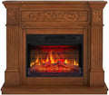 AF23BS 3D-Flammeneffekt Standkamin, Heizung, elektrischer Kamin, 1800 W, Timer, LED-Beleuchtung, Thermostat, 3D-Optik, Wärmefunktion, Elektrokamin