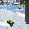 Schneefräse, Schneeräumgerät, 30cm, 1200 W, 30 cm, 15 cm, 8 m, für Gehweg