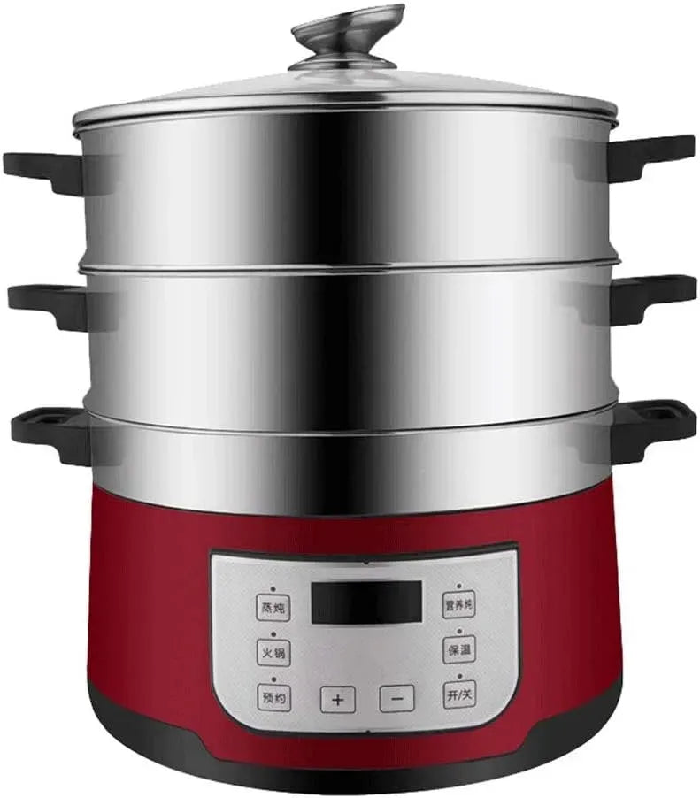 Mehrkorn-Schongarer, Dampfgarer, Timer, Warmhaltefunktion, Wärmefunktion