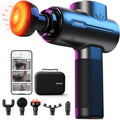 Massagepistole, Muskelmassagegerät, 10 MM, Bluetooth, 5 Geschwindigkeiten, Wärmefunktion, für Tiefengewebe für Zuhause & Fitness, RENPHO