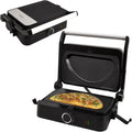 Multifunktionsmaker, Sandwichmaker, Kontaktgrill, Küchengerät, Kombigerät, Kontaktgrill und Paninigrill, Edelstahl