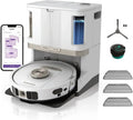 2-in-1-Saug AV2820ZEEUWH Wischroboter, Saug- und Wischroboter, Touch-Bedienung, App, 3D-Optik, Weiß, Shark