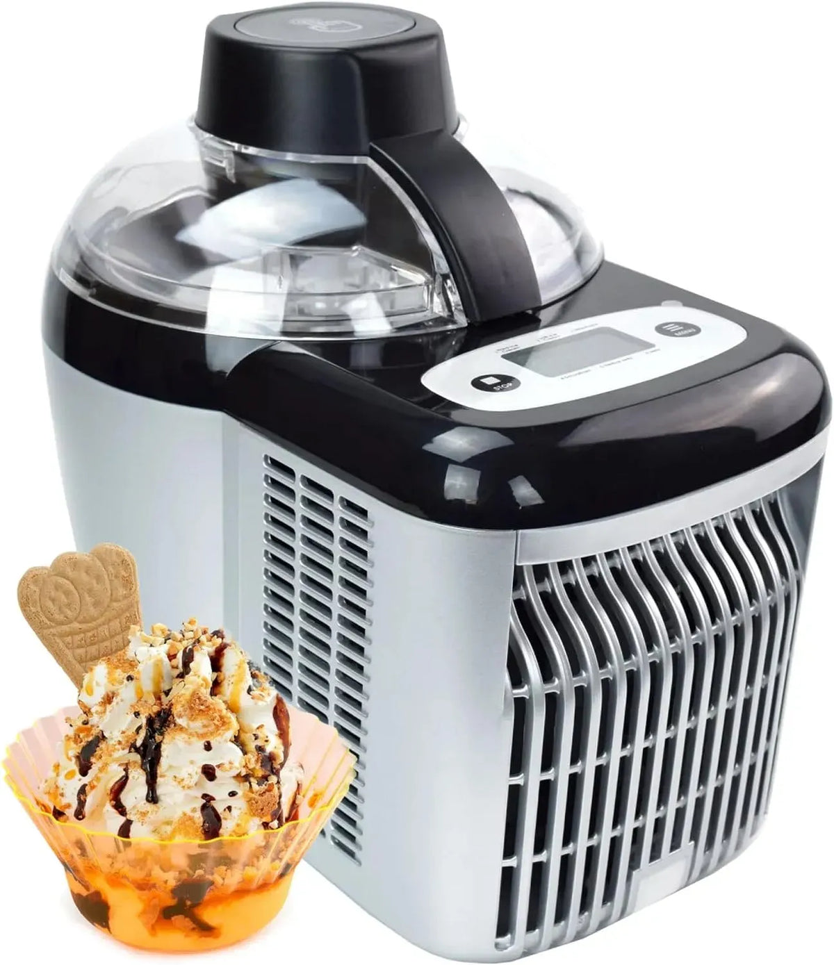 Eismaschine, Speiseeismaschine, Syntrox Germany Eismaschine Jalis Frozen Yogurt & Milchshake