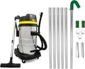 Trockensauger, Dreifachmotor, Rohrreiniger, Kabel, 50 L, 3000 W, 7,2 m, 51 mm, 1,5 m, 9 m, aluminium