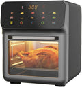 Heißluftfritteuse, Pizza, elektrische Fritteuse ohne Öl, Air Fryer Toaster Ofen Kombi Kochen Backen Braten Pommes Pizza Hähnchen