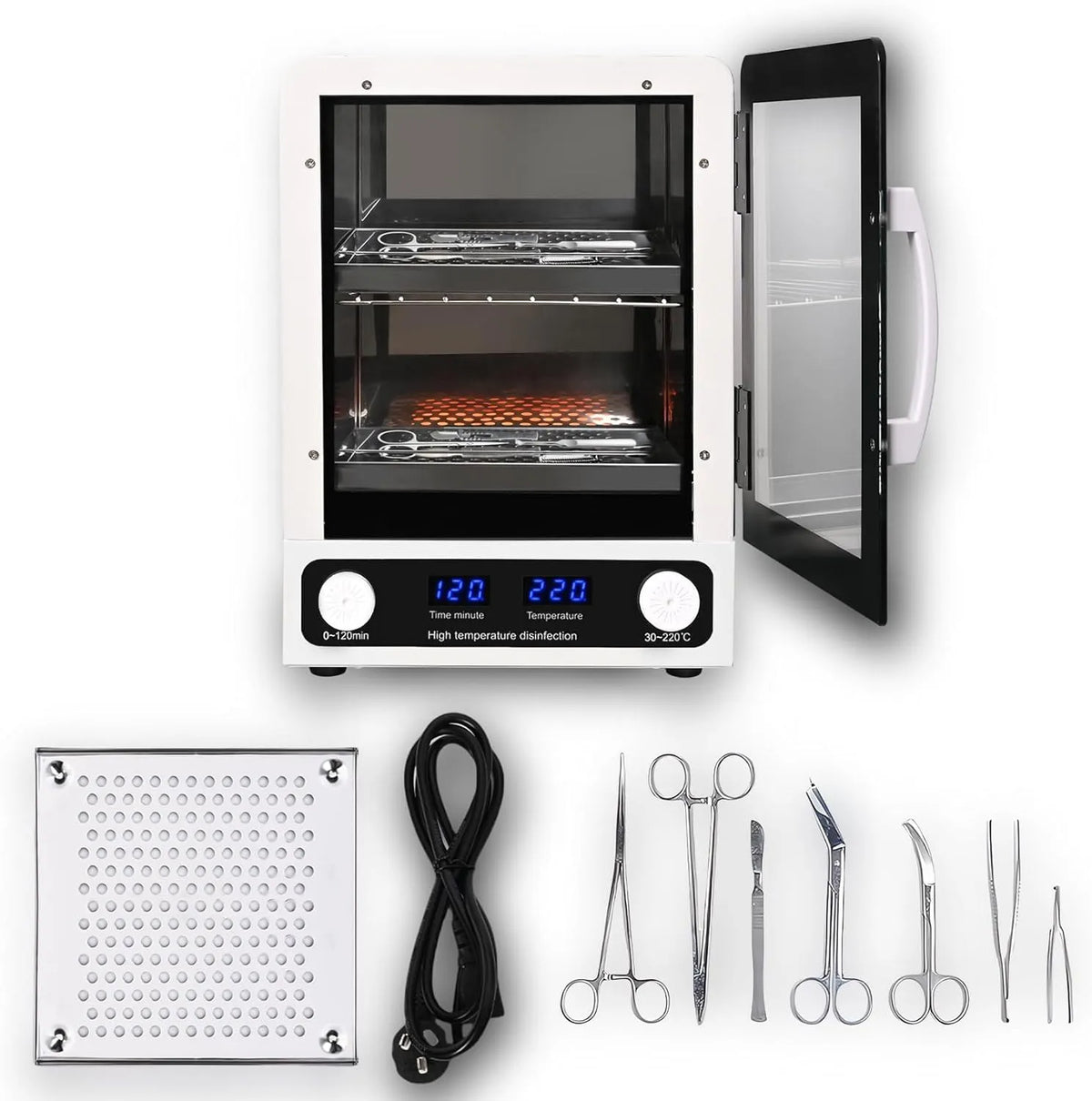 Metallwerkzeug-Desinfektionsmaschine, elektrisches Sterilisationsgerät, 600 W, Wohnzimmergestaltung, für Nagel- und Friseursalons