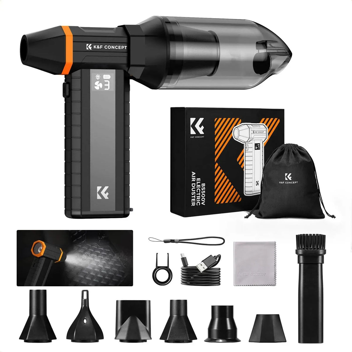 Concept 2-in-1 350000RPM Staubsauger, elektrisches Staubsauggerät