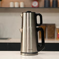 Teemaschine, Teekocher, 2,0 L, 1800 W, 1,0 L, Warmhaltefunktion, Edelstahl, Wärmefunktion