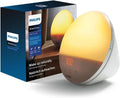Philips HF3531/01 Wake-up Light, 20 Lichtstärken, farbige Sonnenaufgangssimulation, 7 natürliche Klänge, Mitternachtslicht, Modell