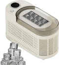 Eismaschine, Speiseeismaschine, 8 W, tragbar, Camping, Weiß, Camping-/Bürotisch-kompatibel