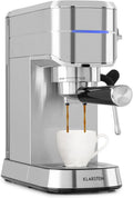 Klarstein Espressomaschine, 1450 W, Silber, 20 bar, Barista-Qualität