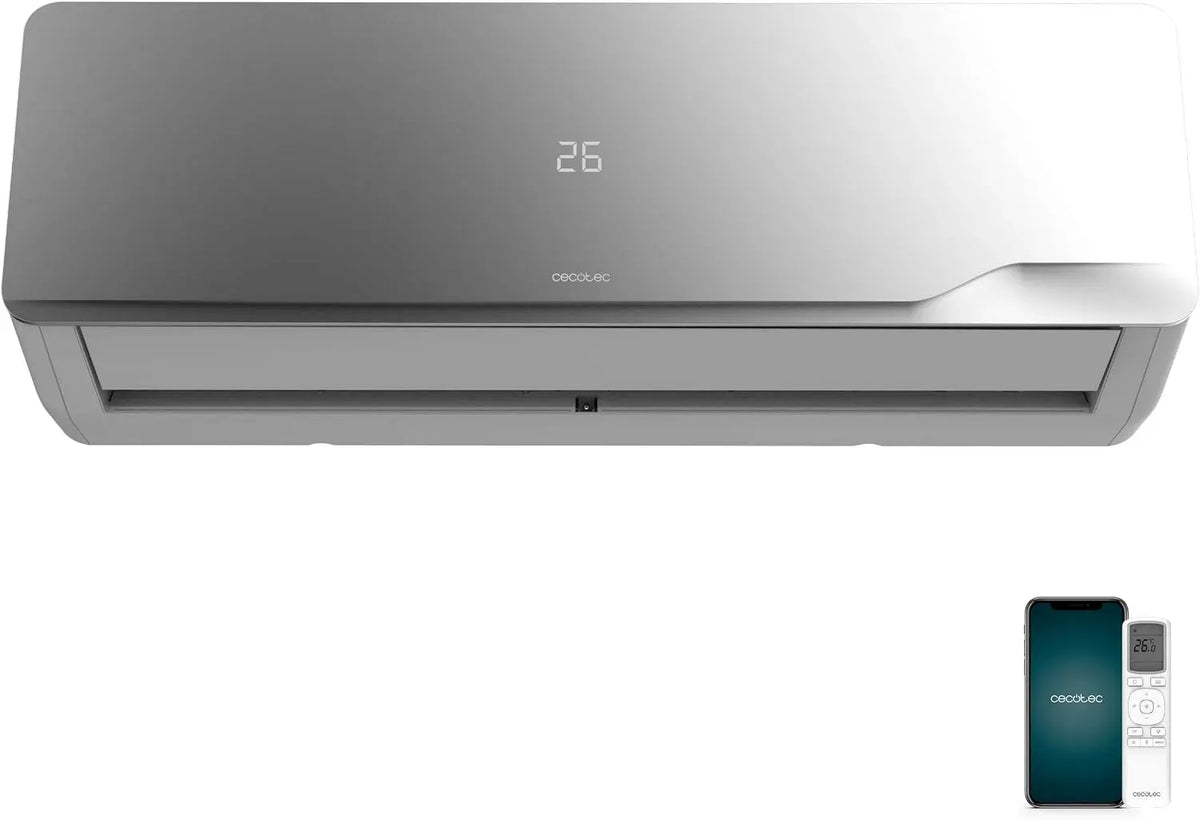 Cecotec Klimaanlage, 000 BTU, Klimagerät, Split-Klimaanlage, Split-Klimaanlage AirClima 12000 Wind Connected